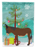 Zamorano-Leones Donkey Christmas Garden Flag Mailbox Decorative Yard Banner Outside Patio Artwork for Flower Beds, Garden Size, Multicolor