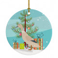 West Harlequin Duck Christmas Ceramic Ornament Christmas Tree Hanging Decorations for Home Christmas Holiday, Party, Gift, 3 in, Multicolor