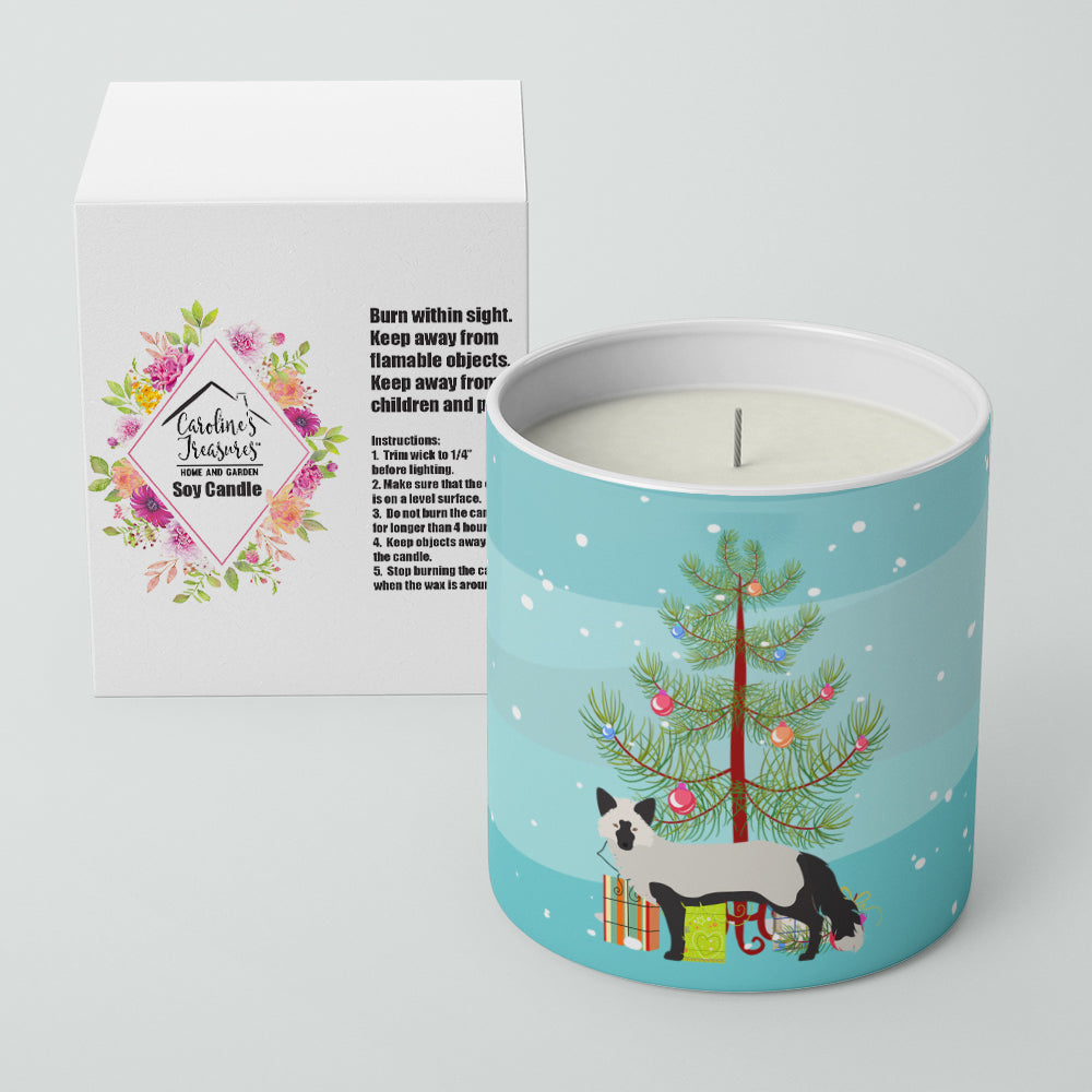 Silver Fox Christmas Decorative Soy Candle Nature Soy Wax Essential Oil Home Decor Ideal for Bedroom Kitchen Bath Office Gift, 10 oz