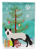 Silver Fox Christmas Garden Flag Mailbox Decorative Yard Banner Outside Patio Artwork for Flower Beds, Garden Size, Multicolor