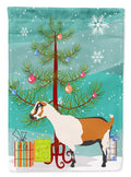 Alpine Goat Christmas Garden Flag Mailbox Decorative Yard Banner Outside Patio Artwork for Flower Beds, Garden Size, Multicolor