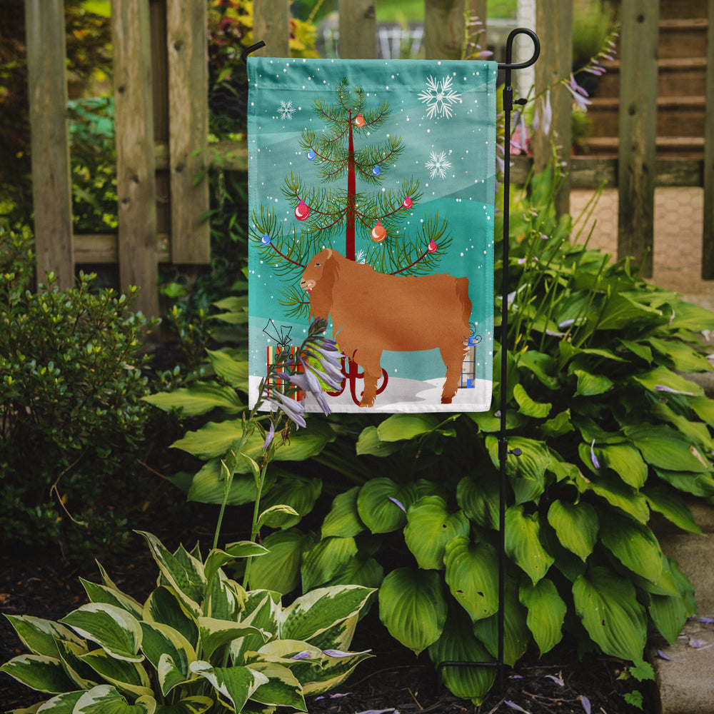 American Lamancha Goat Christmas Garden Flag Mailbox Decorative Yard Banner Outside Patio Artwork for Flower Beds, Garden Size, Multicolor
