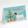 Boer Goat Christmas Greeting Cards Pack of 8 Blank Cards with Envelopes Whimsical A7 Size 5x7