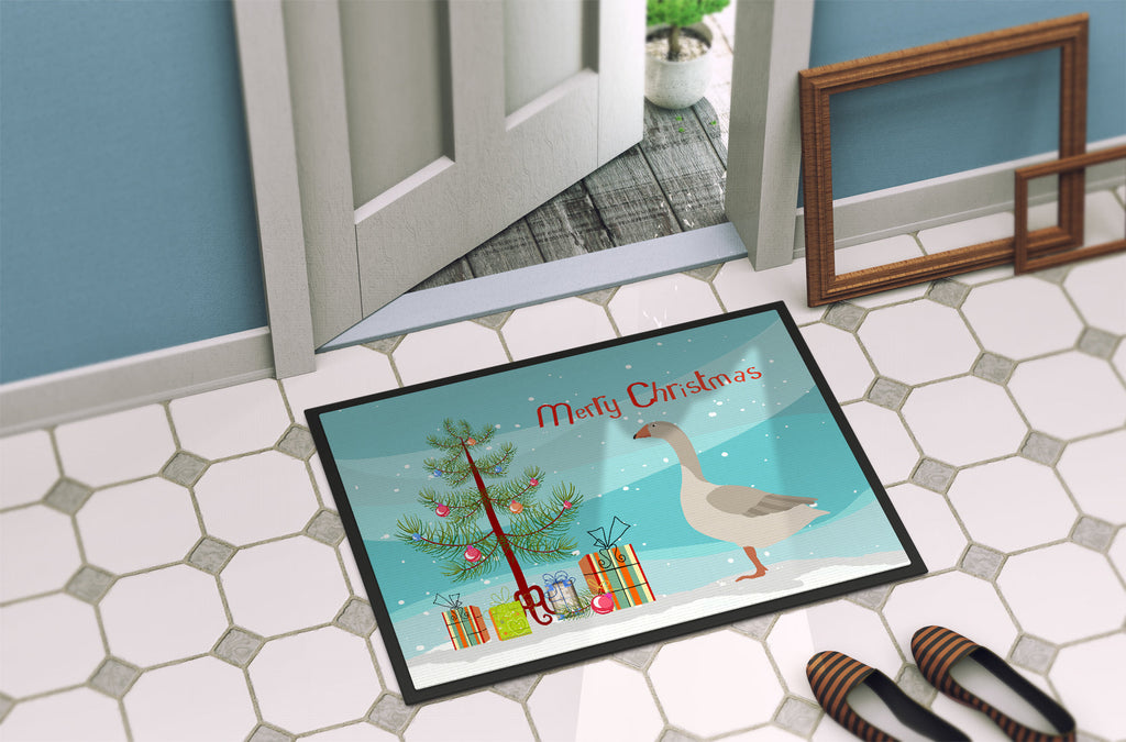 Steinbacher Goose Christmas Doormat Indoor Outdoor 24H X 36W Front Door Mat Rugs for Entryway, Non Slip Washable Low Pile,