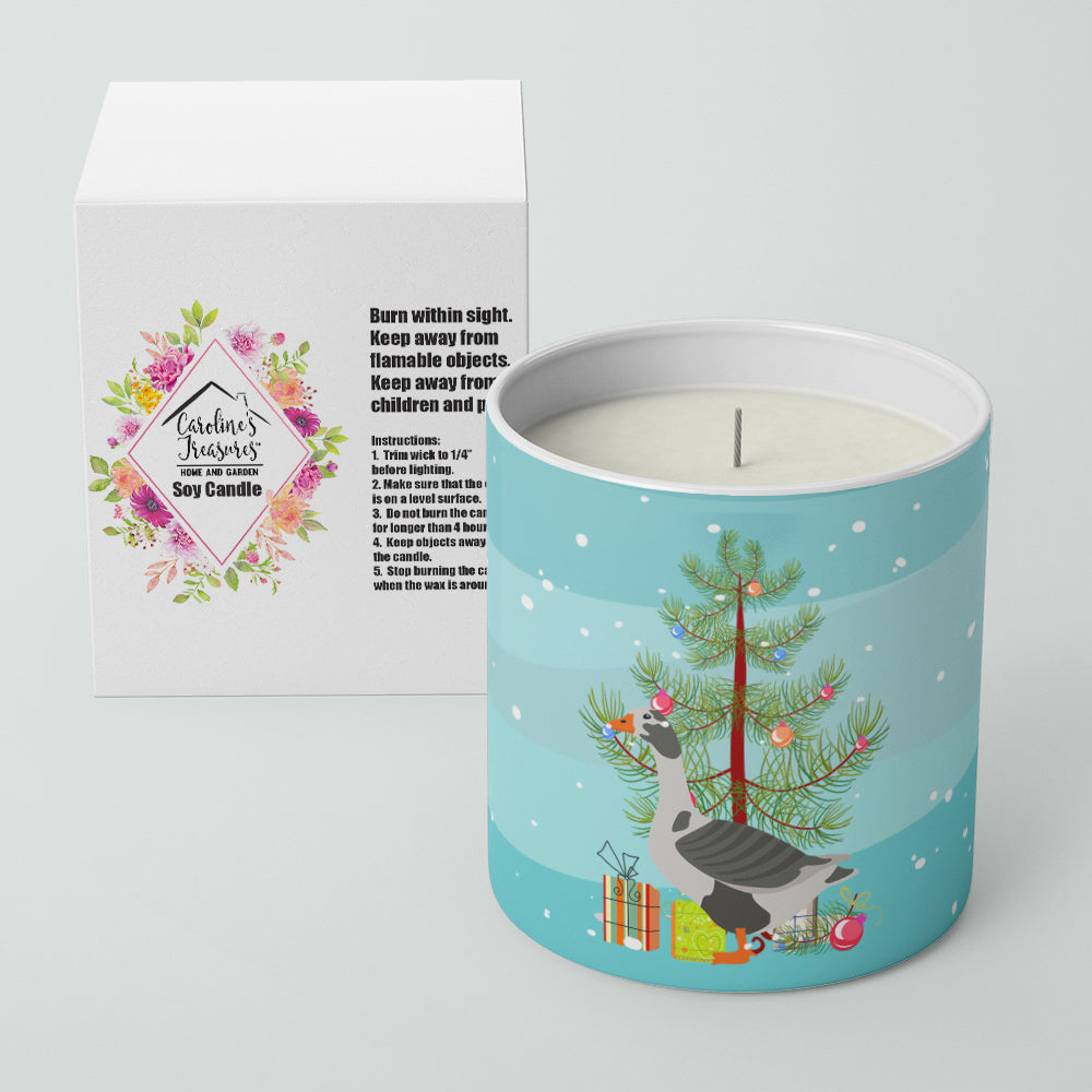 West of England Goose Christmas Decorative Soy Candle Nature Soy Wax Essential Oil Home Decor Ideal for Bedroom Kitchen Bath Office Gift, 10 oz