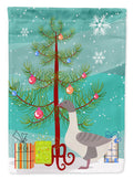 Buff Grey Back Goose Christmas Garden Flag Mailbox Decorative Yard Banner Outside Patio Artwork for Flower Beds, Garden Size, Multicolor