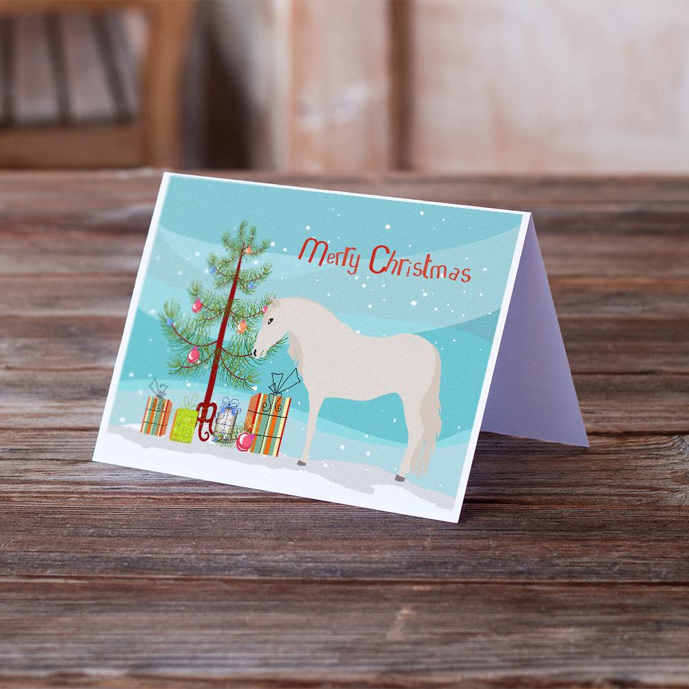 Paso Fino Horse Christmas Greeting Cards Pack of 8 Blank Cards with Envelopes Whimsical A7 Size 5x7