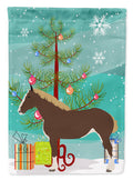 Percheron Horse Christmas Garden Flag Mailbox Decorative Yard Banner Outside Patio Artwork for Flower Beds, Garden Size, Multicolor