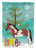 Pinto Horse Christmas Garden Flag Mailbox Decorative Yard Banner Outside Patio Artwork for Flower Beds, Garden Size, Multicolor