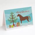 Hannoverian Horse Christmas Greeting Cards Pack of 8 Blank Cards with Envelopes Whimsical A7 Size 5x7