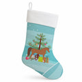 Arabian Horse Christmas Holiday Stocking Double-Sided Print, Polyester Suede,11x18, Made in USA