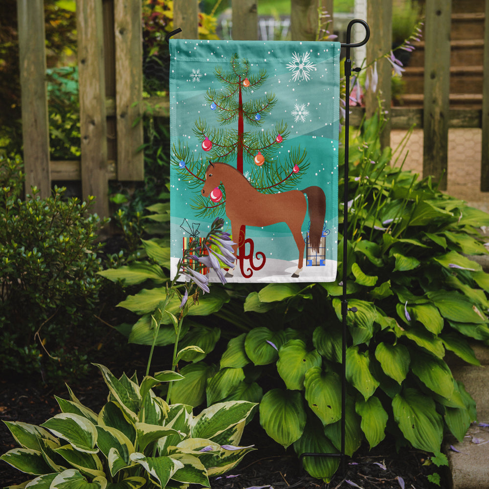 Arabian Horse Christmas Garden Flag Mailbox Decorative Yard Banner Outside Patio Artwork for Flower Beds, Garden Size, Multicolor