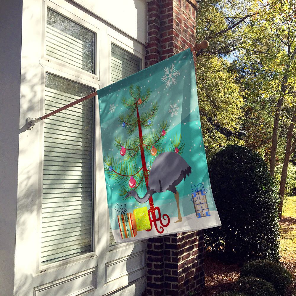 Rhea  Christmas House Flag 28x40 Porch Sleeve Pole Decorative Outside Yard Banner Artwork Wall Hanging, Polyester
