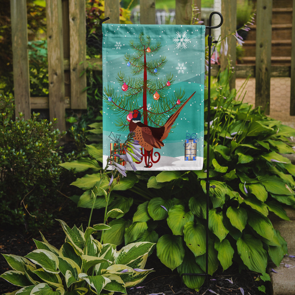 Ring-necked Common Pheasant Christmas Garden Flag Mailbox Decorative Yard Banner Outside Patio Artwork for Flower Beds, Garden Size, Multicolor