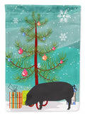 Devon Large Black Pig Christmas Garden Flag Mailbox Decorative Yard Banner Outside Patio Artwork for Flower Beds, Garden Size, Multicolor