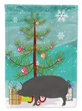 Berkshire Pig Christmas Garden Flag Mailbox Decorative Yard Banner Outside Patio Artwork for Flower Beds, Garden Size, Multicolor