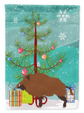 Wild Boar Pig Christmas Garden Flag Mailbox Decorative Yard Banner Outside Patio Artwork for Flower Beds, Garden Size, Multicolor
