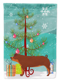 Duroc Pig Christmas Garden Flag Mailbox Decorative Yard Banner Outside Patio Artwork for Flower Beds, Garden Size, Multicolor