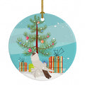 German Helmet Pigeon Christmas Ceramic Ornament Christmas Tree Hanging Decorations for Home Christmas Holiday, Party, Gift, 3 in, Multicolor
