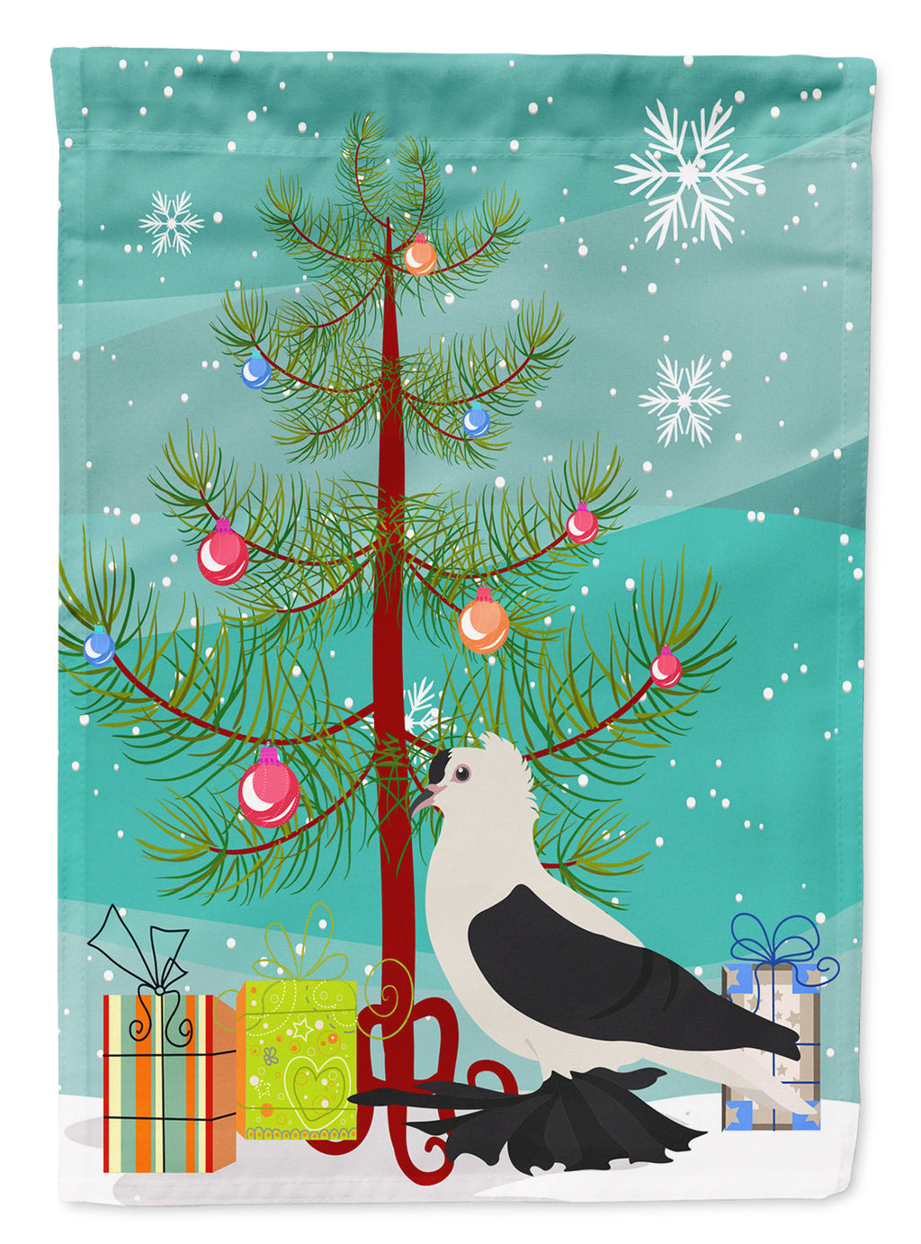 Saxon Fairy Swallow Pigeon Christmas Garden Flag Mailbox Decorative Yard Banner Outside Patio Artwork for Flower Beds, Garden Size, Multicolor