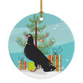 Budapest Highflyer Pigeon Christmas Ceramic Ornament Christmas Tree Hanging Decorations for Home Christmas Holiday, Party, Gift, 3 in, Multicolor