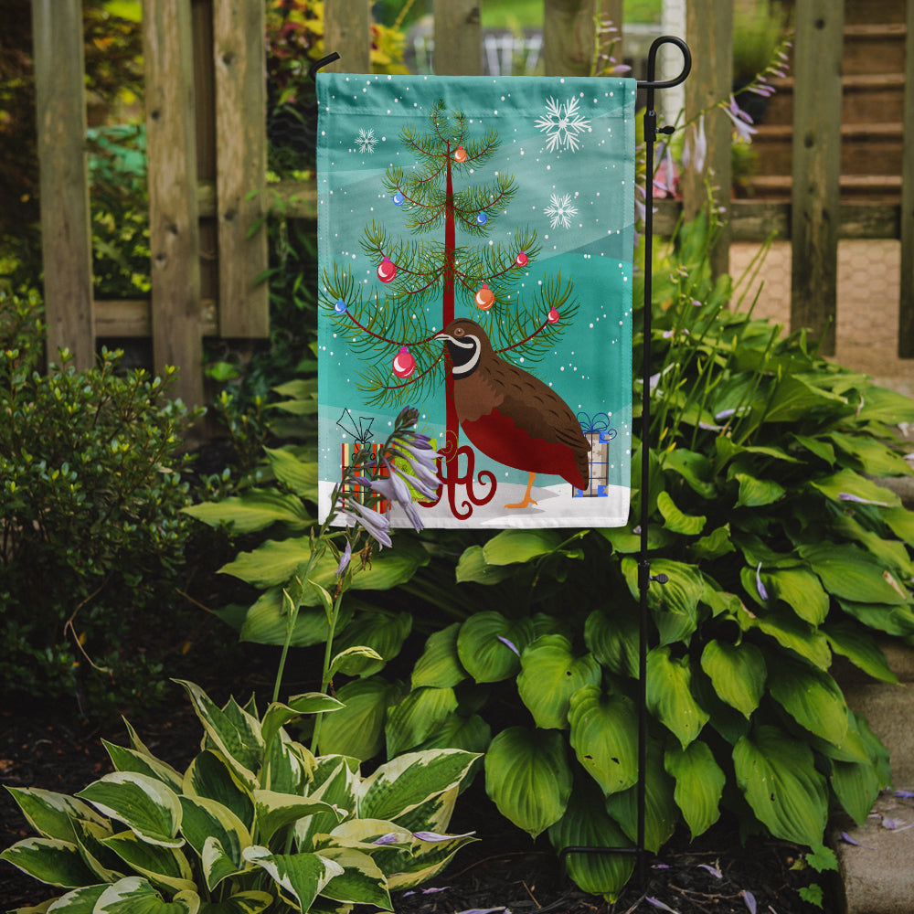Chinese Painted or King Quail Christmas Garden Flag Mailbox Decorative Yard Banner Outside Patio Artwork for Flower Beds, Garden Size, Multicolor