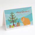 Holland Lop Rabbit Christmas Greeting Cards Pack of 8 Blank Cards with Envelopes Whimsical A7 Size 5x7