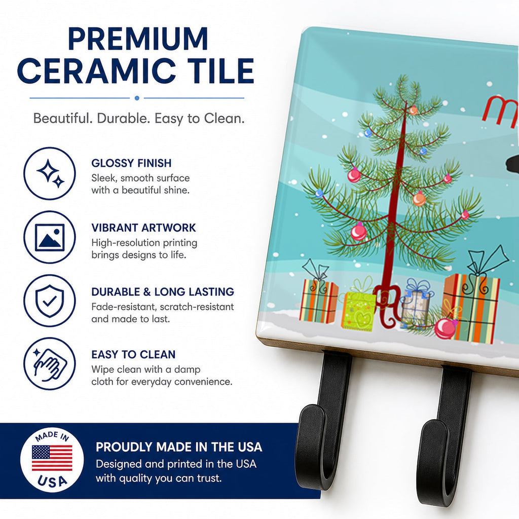 Hampshire Down Sheep Christmas Leash or Key Holder Wall Hooks, Coat Rack Wall Mount, for Hanging Keys, Towels, Aprons, Leashes