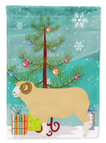 Horned Dorset Sheep Christmas Garden Flag Mailbox Decorative Yard Banner Outside Patio Artwork for Flower Beds, Garden Size, Multicolor