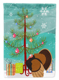Bronze Turkey Christmas Garden Flag Mailbox Decorative Yard Banner Outside Patio Artwork for Flower Beds, Garden Size, Multicolor