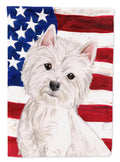 Westie Patriotic Garden Flag Mailbox Decorative Yard Banner Outside Patio Artwork for Flower Beds, Garden Size, Multicolor