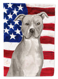 Staffordshire Bull Terrier Patriotic Garden Flag Mailbox Decorative Yard Banner Outside Patio Artwork for Flower Beds, Garden Size, Multicolor