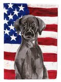 Black Labrador Patriotic Garden Flag Mailbox Decorative Yard Banner Outside Patio Artwork for Flower Beds, Garden Size, Multicolor
