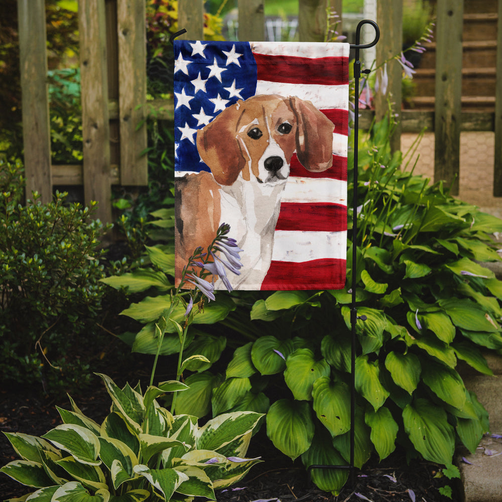 Beagle Patriotic Garden Flag Mailbox Decorative Yard Banner Outside Patio Artwork for Flower Beds, Garden Size, Multicolor