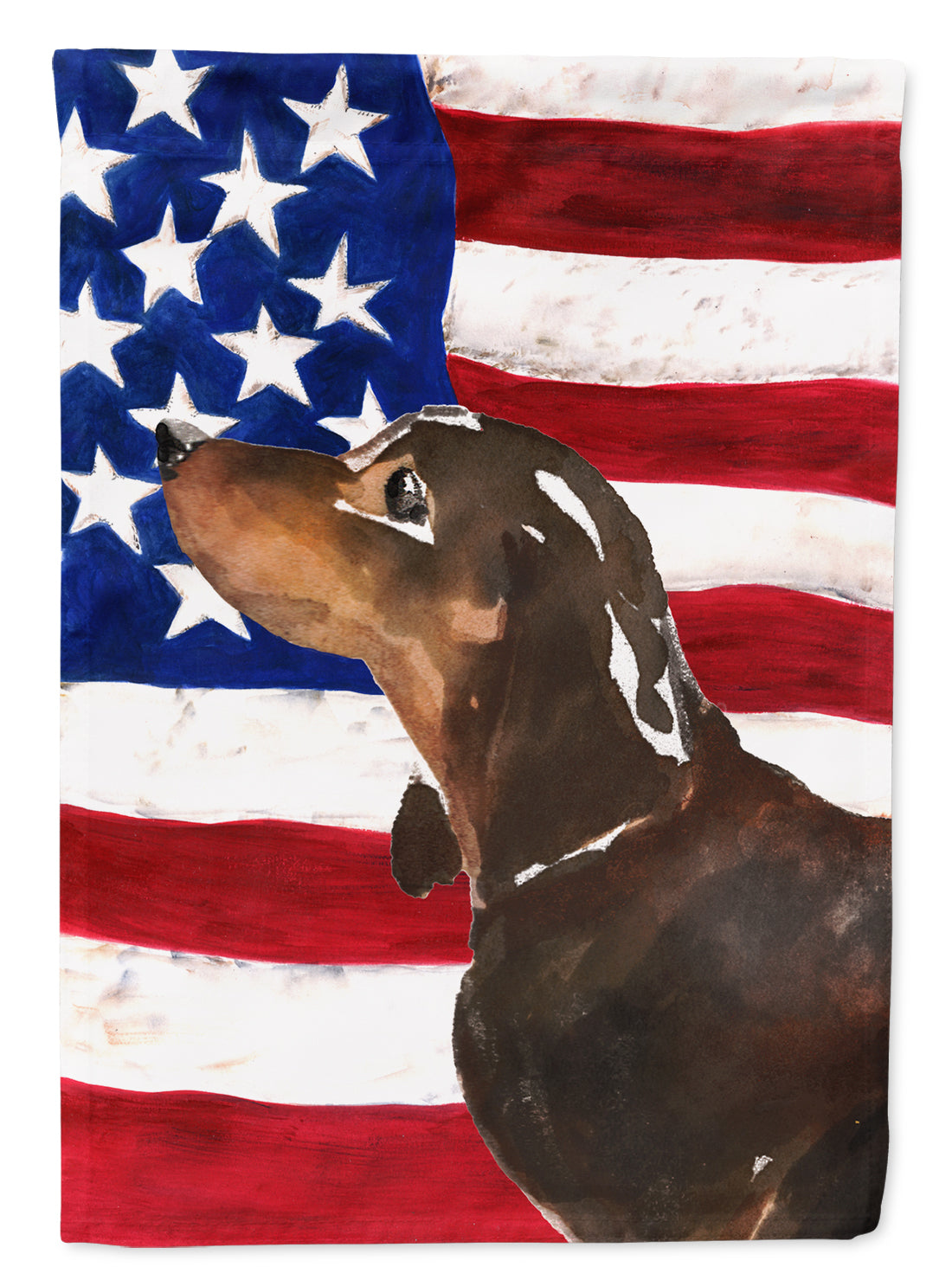 Black and Tan Dachshund Patriotic Garden Flag Mailbox Decorative Yard Banner Outside Patio Artwork for Flower Beds, Garden Size, Multicolor
