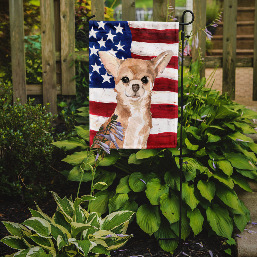 Chihuahua Patriotic Garden Flag Mailbox Decorative Yard Banner Outside Patio Artwork for Flower Beds, Garden Size, Multicolor