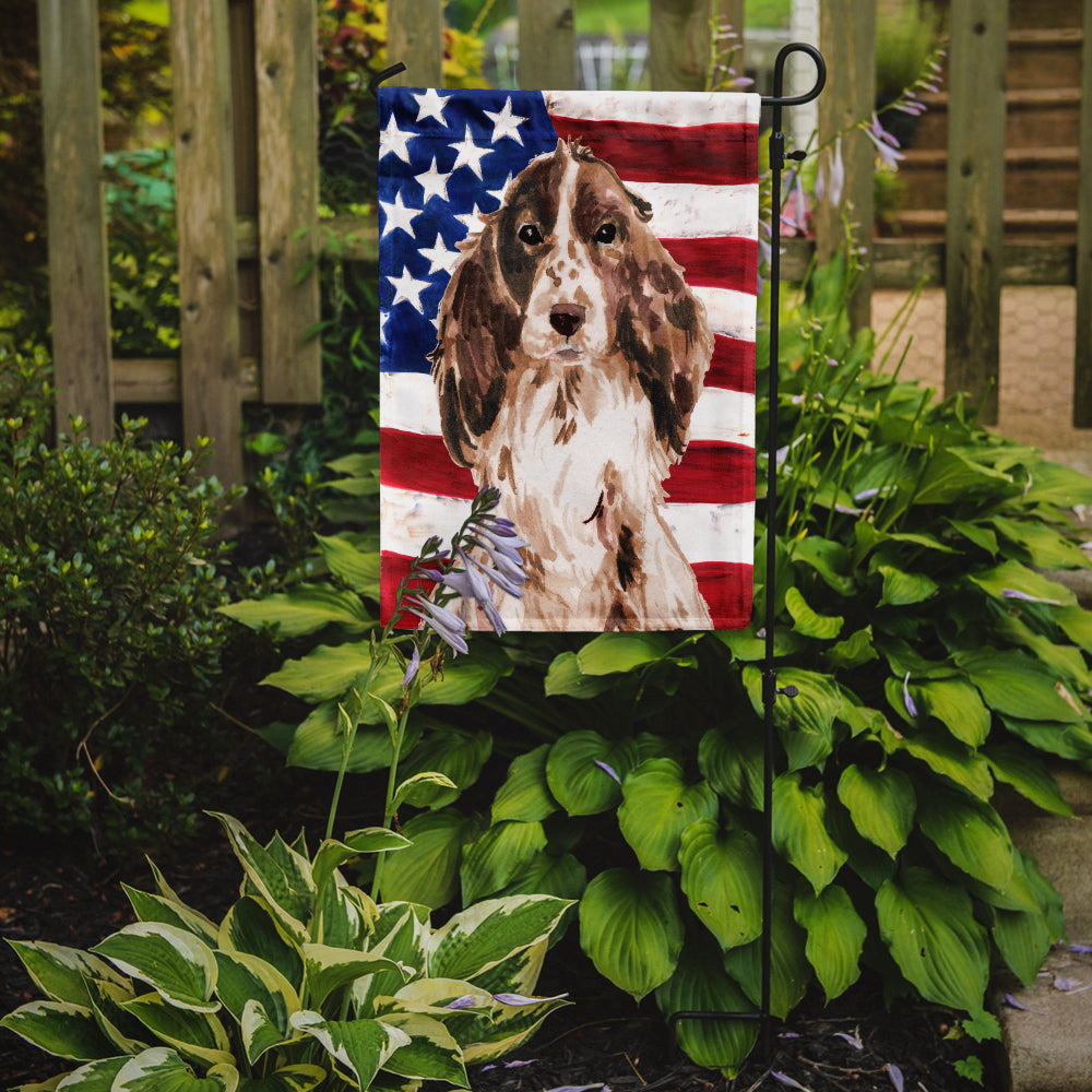 Brown Parti Patriotic Garden Flag Mailbox Decorative Yard Banner Outside Patio Artwork for Flower Beds, Garden Size, Multicolor