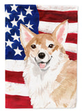 Corgi Patriotic Garden Flag Mailbox Decorative Yard Banner Outside Patio Artwork for Flower Beds, Garden Size, Multicolor