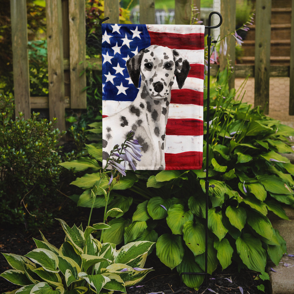 Dalmatian Patriotic Garden Flag Mailbox Decorative Yard Banner Outside Patio Artwork for Flower Beds, Garden Size, Multicolor