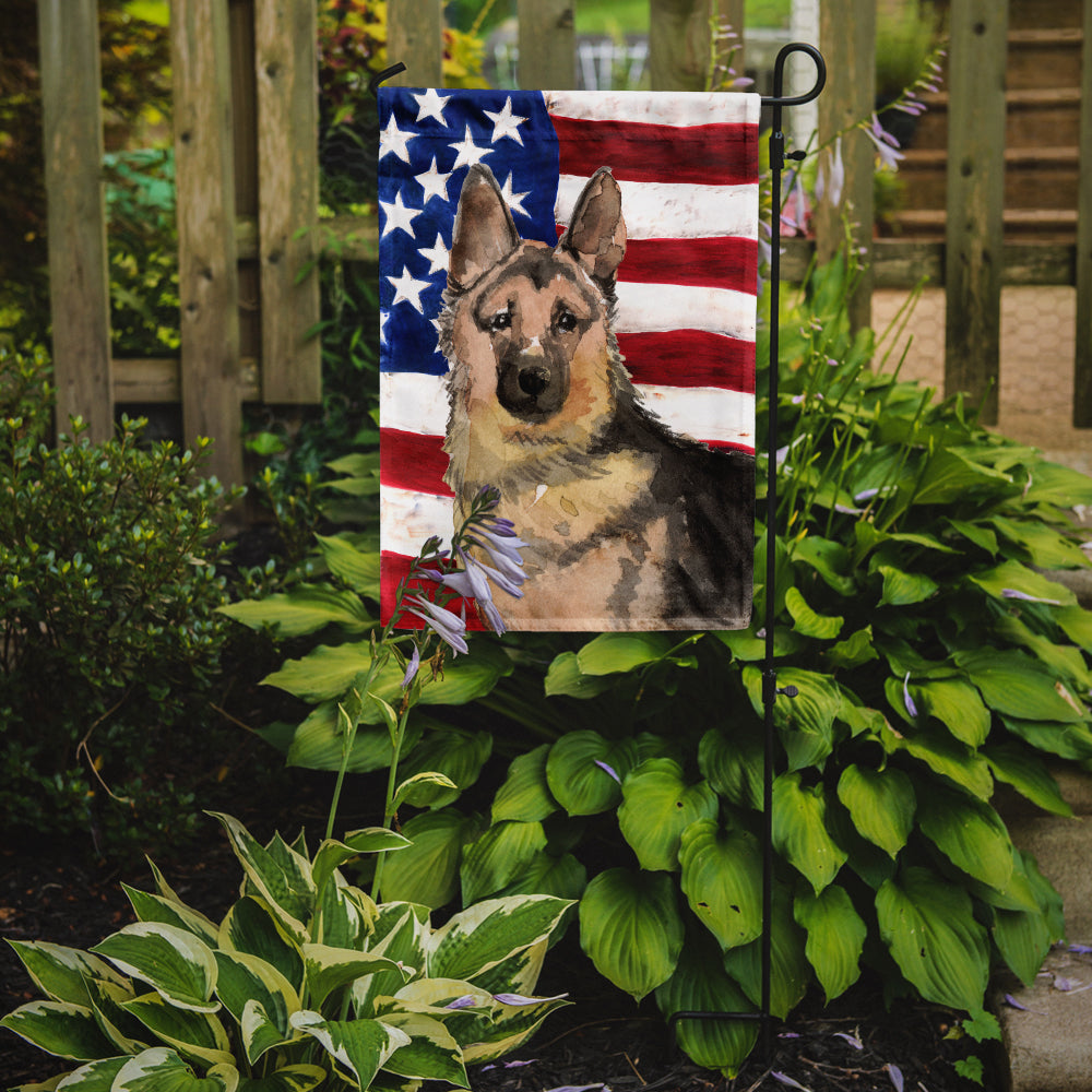 German Shepherd Patriotic Garden Flag Mailbox Decorative Yard Banner Outside Patio Artwork for Flower Beds, Garden Size, Multicolor