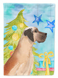 Fawn Natural Great Dane Christmas Garden Flag Mailbox Decorative Yard Banner Outside Patio Artwork for Flower Beds, Garden Size, Multicolor