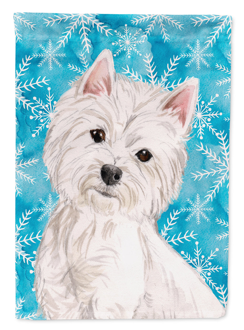 Westie Winter Garden Flag Mailbox Decorative Yard Banner Outside Patio Artwork for Flower Beds, Garden Size, Multicolor