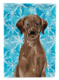 Chocolate Labrador Winter Garden Flag Mailbox Decorative Yard Banner Outside Patio Artwork for Flower Beds, Garden Size, Multicolor