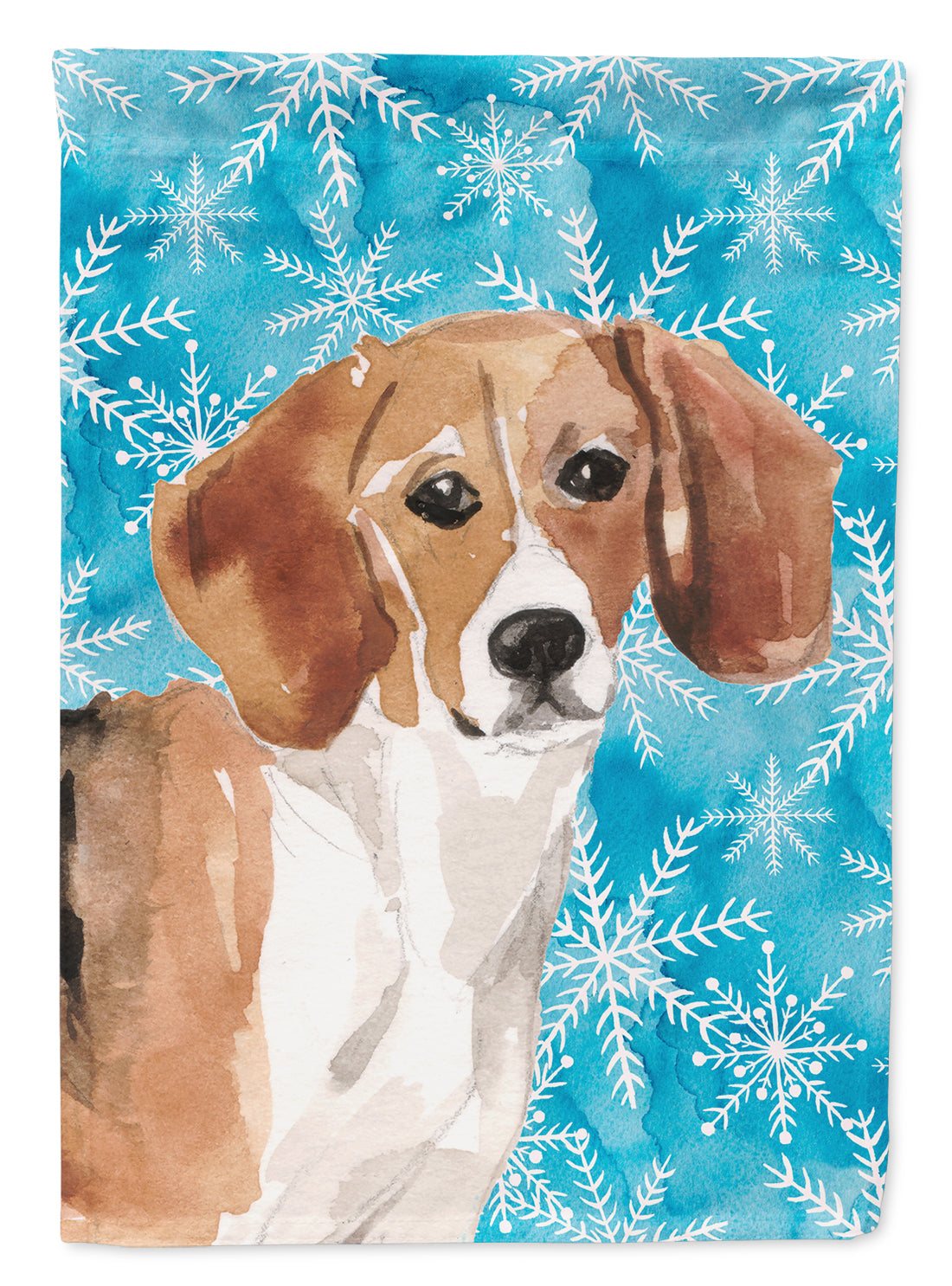 Beagle Winter Garden Flag Mailbox Decorative Yard Banner Outside Patio Artwork for Flower Beds, Garden Size, Multicolor