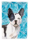 Black White French Bulldog Winter Garden Flag Mailbox Decorative Yard Banner Outside Patio Artwork for Flower Beds, Garden Size, Multicolor