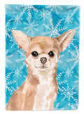 Chihuahua Winter Garden Flag Mailbox Decorative Yard Banner Outside Patio Artwork for Flower Beds, Garden Size, Multicolor