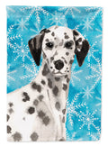 Dalmatian Winter Garden Flag Mailbox Decorative Yard Banner Outside Patio Artwork for Flower Beds, Garden Size, Multicolor