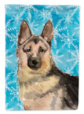 German Shepherd Winter Garden Flag Mailbox Decorative Yard Banner Outside Patio Artwork for Flower Beds, Garden Size, Multicolor