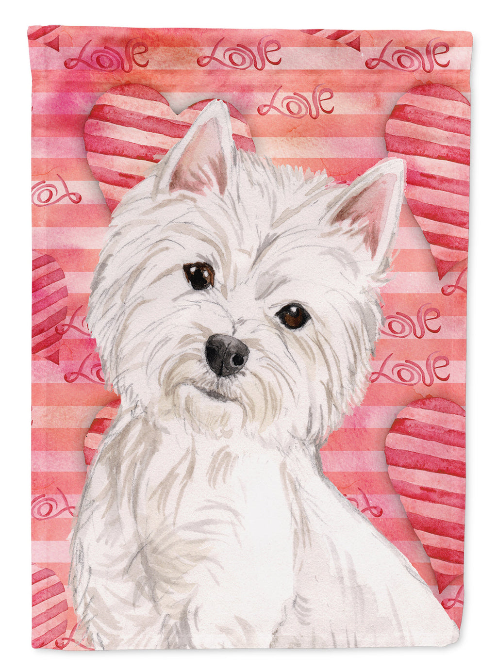 Westie Love Garden Flag Mailbox Decorative Yard Banner Outside Patio Artwork for Flower Beds, Garden Size, Multicolor