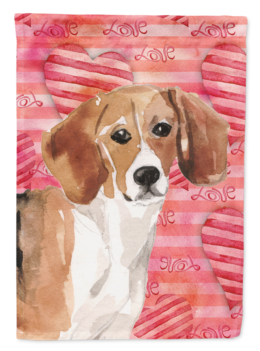 Beagle Love Garden Flag Mailbox Decorative Yard Banner Outside Patio Artwork for Flower Beds, Garden Size, Multicolor